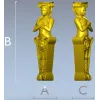 Caryatid Corbel - STL 3D model for CNC carving