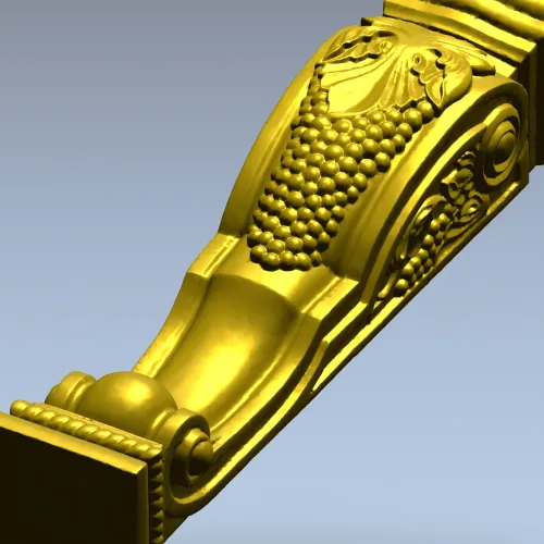 Кронштейн "Виноградная лоза" - 3D модель STL для ЧПУ