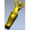 Elysian Caryatid Bracket - high-relief STL 3D model for CNC