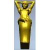 Elysian Caryatid Bracket - high-relief STL 3D model for CNC
