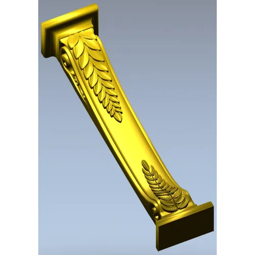 Classic Laurel Corbel 3D STL for CNC Router