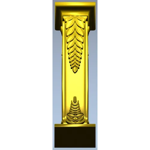 Classic Laurel Corbel 3D STL for CNC Router