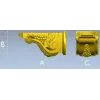 Кронштейн "Виноградный вензель" - декоративная STL 3D модель для ЧПУ
