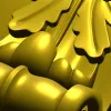 декоративный кронштейн с акантом - STL модель для ЧПУ