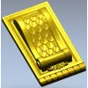 Scales & Scroll Decorative Bracket - STL 3D model for CNC