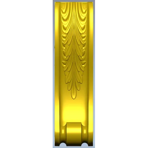 Acanthus Scroll Corbel - STL 3D model for CNC milling