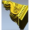 Regal Acanthus Corbel STL for CNC Milling