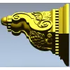 Regal Acanthus Corbel STL for CNC Milling