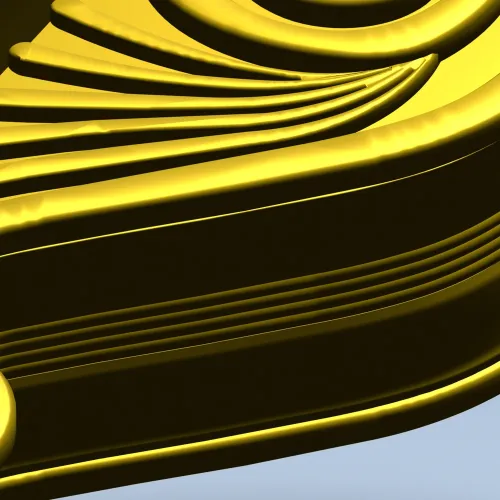 Classic Scroll Corbel STL for CNC