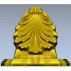 Кронштейн "Листовой Завиток" - 3D модель STL для ЧПУ