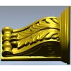 Classical Acanthus Corbel STL for CNC milling - high-relief 3D model