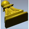 Декоративное навершие-кронштейн STL для ЧПУ