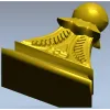 Декоративное навершие-кронштейн STL для ЧПУ