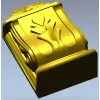 Acanthus Scroll Bracket STL for CNC Milling