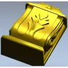 Acanthus Scroll Bracket STL for CNC Milling