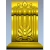 Regal acanthus corbel 3D STL for CNC milling