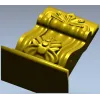 Regal acanthus corbel 3D STL for CNC milling