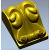 Кронштейн в барочном стиле - STL 3D модель для ЧПУ