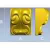 Кронштейн в барочном стиле - STL 3D модель для ЧПУ
