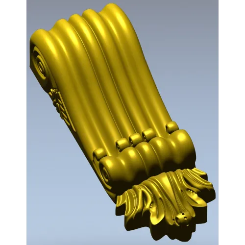 Классический декоративный кронштейн - 3D модель STL для ЧПУ