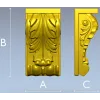 Acanthus Scroll Corbel - STL 3D Model for CNC Milling