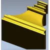 Bellcast decorative bracket - STL 3D model for CNC milling