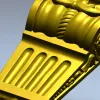 Классическая декоративная капитель - STL модель для ЧПУ