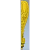 Ornate Acanthus Bracket - STL 3D model for CNC