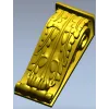 Acanthus Scroll Corbel 3D Model STL for CNC