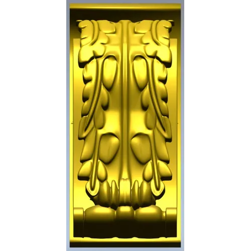 Acanthus Scroll Corbel 3D Model STL for CNC