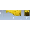 Декоративный кронштейн для фрезеровки - STL модель
