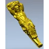 Атлантический кронштейн в барочном стиле - 3D модель STL для ЧПУ