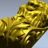 Regal Lion Corbel STL for CNC