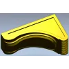Elegant Serpentine Corner Bracket STL for CNC