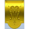 Acanthus Scroll Decorative Bracket STL for CNC Milling