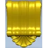 Baroque Shell Scroll Bracket - STL 3D model for CNC