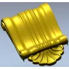 Baroque Shell Scroll Bracket - STL 3D model for CNC