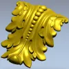 Regal Acanthus Bracket - STL 3D Model for CNC