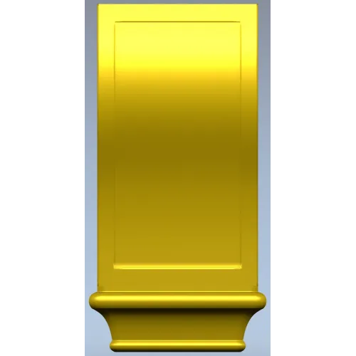 Decorative Corbel STL Model for CNC Milling - Regal Scroll