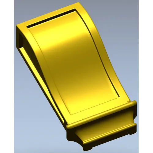 Decorative Corbel STL Model for CNC Milling - Regal Scroll