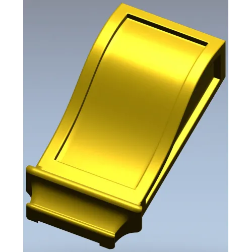 Decorative Corbel STL Model for CNC Milling - Regal Scroll