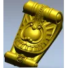 Regal Acanthus Corbel - ornamental STL 3D model for CNC