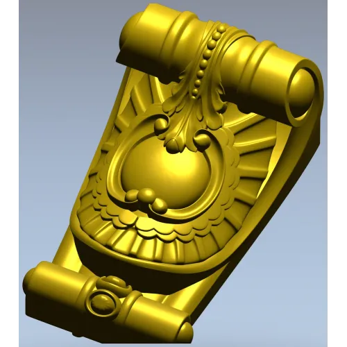 Regal Acanthus Corbel - ornamental STL 3D model for CNC