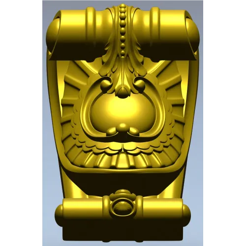 Regal Acanthus Corbel - ornamental STL 3D model for CNC