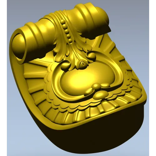Классический декоративный кронштейн в стиле барокко - 3D модель STL для ЧПУ