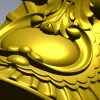 Классический декоративный кронштейн в стиле барокко - 3D модель STL для ЧПУ
