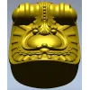Классический декоративный кронштейн в стиле барокко - 3D модель STL для ЧПУ
