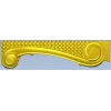 Ornate Scroll Bracket STL for CNC Router