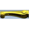 Ornate Scroll Bracket STL for CNC Router