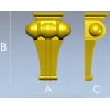 Декоративный кронштейн в классическом стиле - STL модель для ЧПУ
